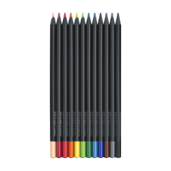 Kredki Trójkątne Black Edition 12 Kol. Faber-Castell